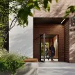 Wejście do inwestycji Sadyba Spot, Warszawa Mokotów