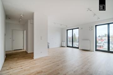 Salon w mieszkaniu numer 58 w inwestycji Sadyba Spot
