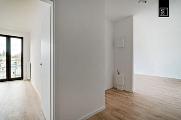 Salon w mieszkaniu numer 58 w inwestycji Sadyba Spot