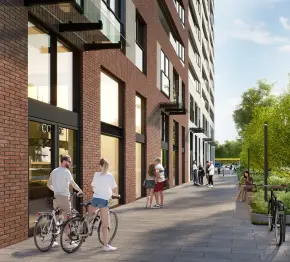 Budynek inwestycji Sadyba Spot, Warszawa Mokotów